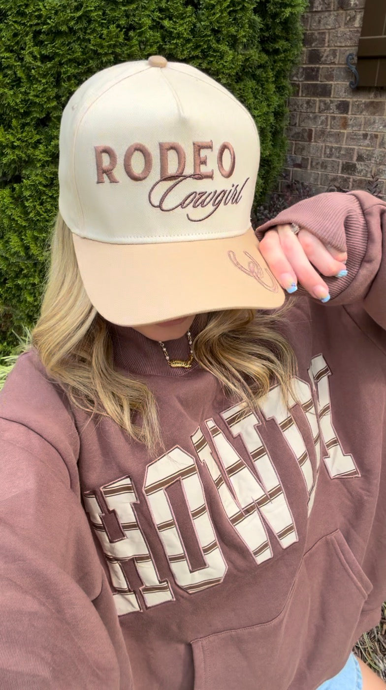 HOWDY Applique Oversized Mockneck | (S/M-L/XL)