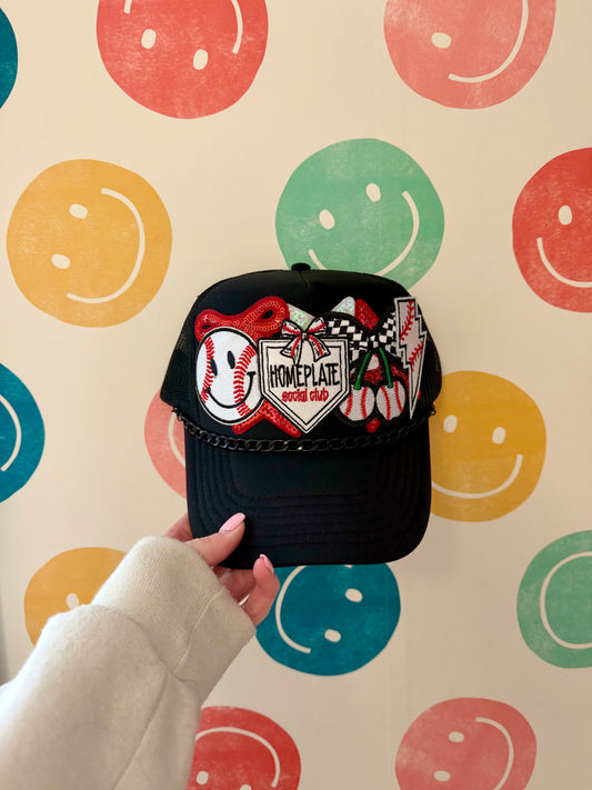 Homeplate Social Club Patch Trucker Hat | Adult