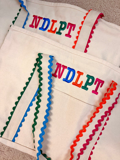 NDLPT Ruffle Tote Bag
