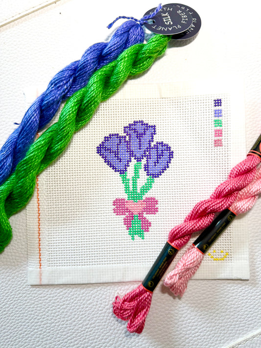 Tulips Needlepoint Canvas by BTY | 13 Mesh