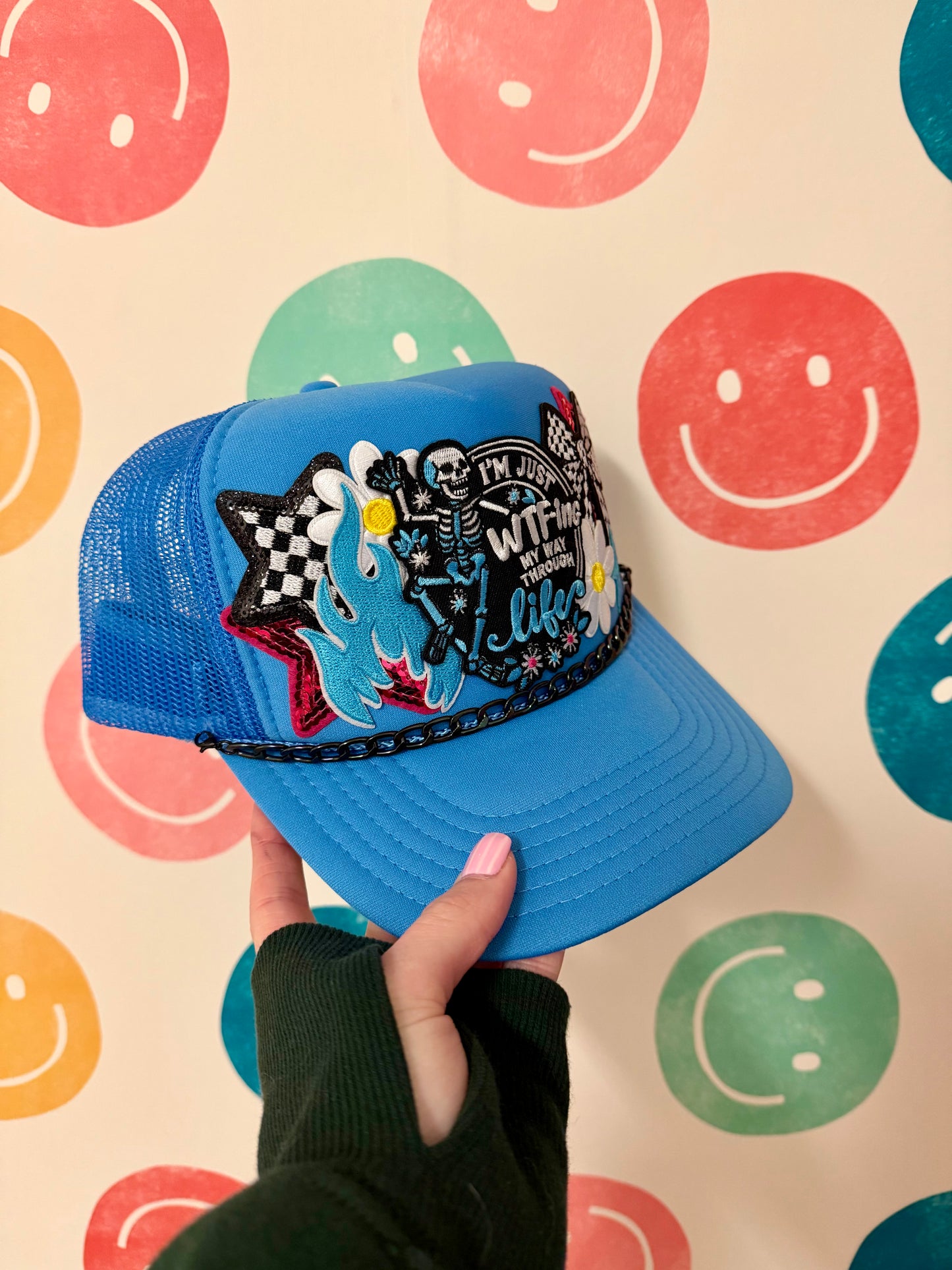 "WTF-ing My Way Through Life" Trucker Hat | Adult
