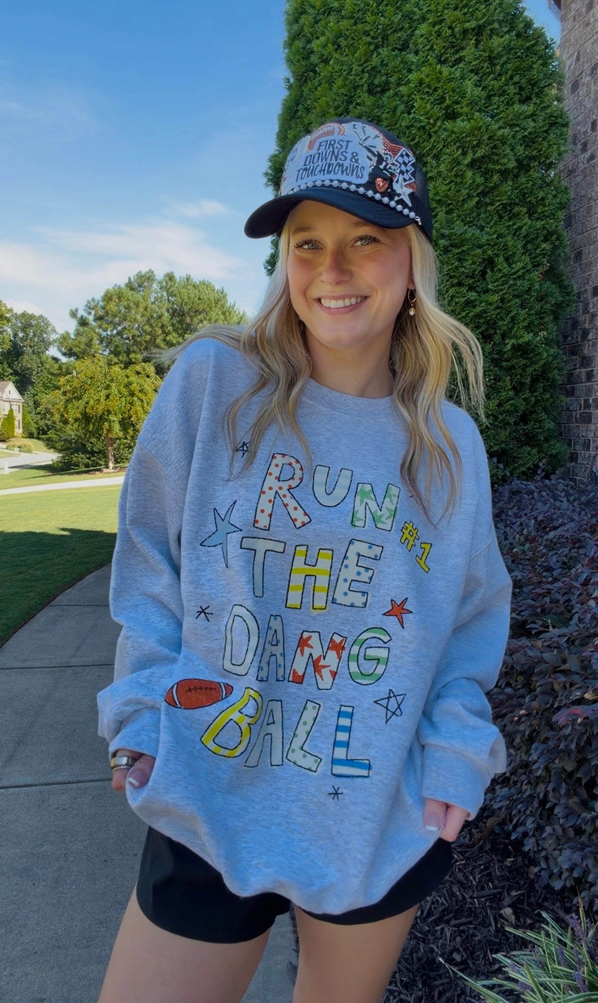 Run The Dang Ball Crewneck | (M-3XL)