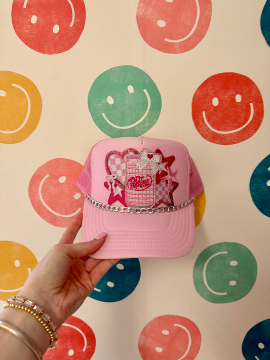 Girly Dr Pepper Trucker Hat | Adult