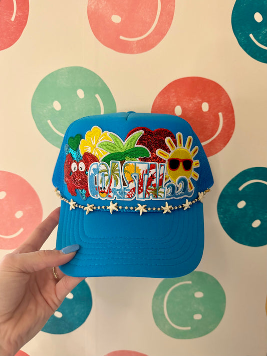 Coastal Summer Trucker Hat | Adult