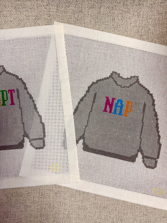 NAP Mockneck Needlepoint Canvas by BTY | 18 Mesh