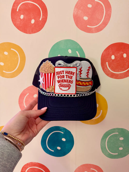 Just here for the... Patch Trucker Hat | Adult
