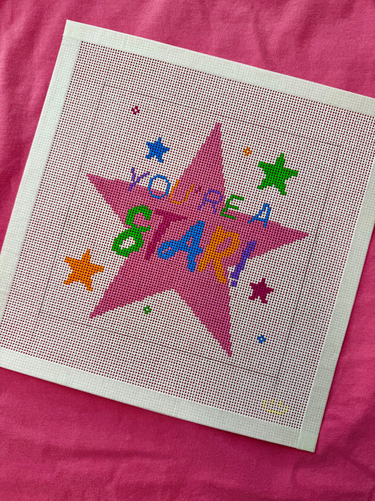 You’re a Star Needlepoint Canvas by BTY | 13 Mesh