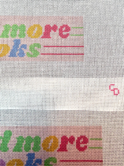 Read More Books Needlepoint Canvas | 18 Mesh