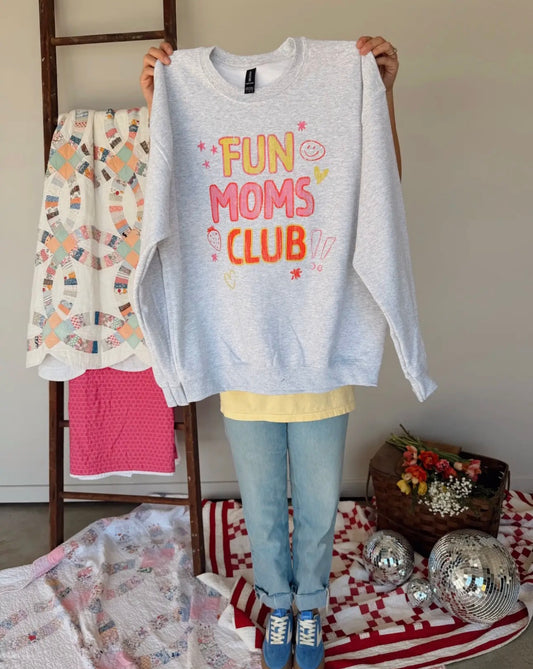 Fun Moms Club Crewneck | (S-3XL)