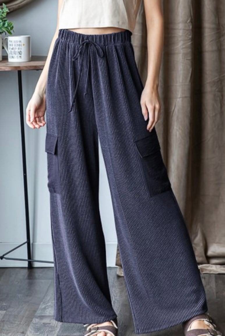 Urban Ribbed Casual Pants