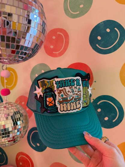 Take a Hike Premade Trucker Hat | Adult