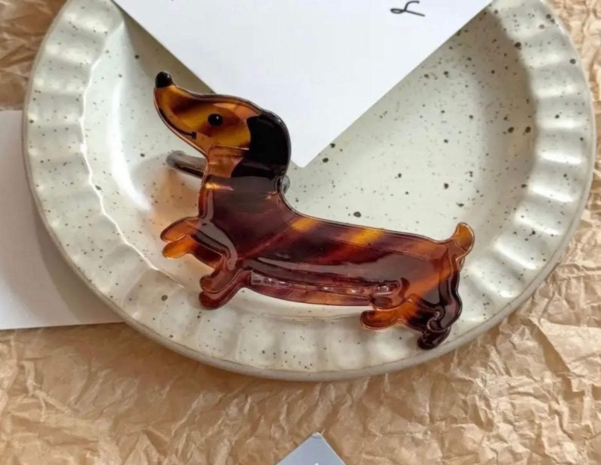 Dachshund Hair Clip￼