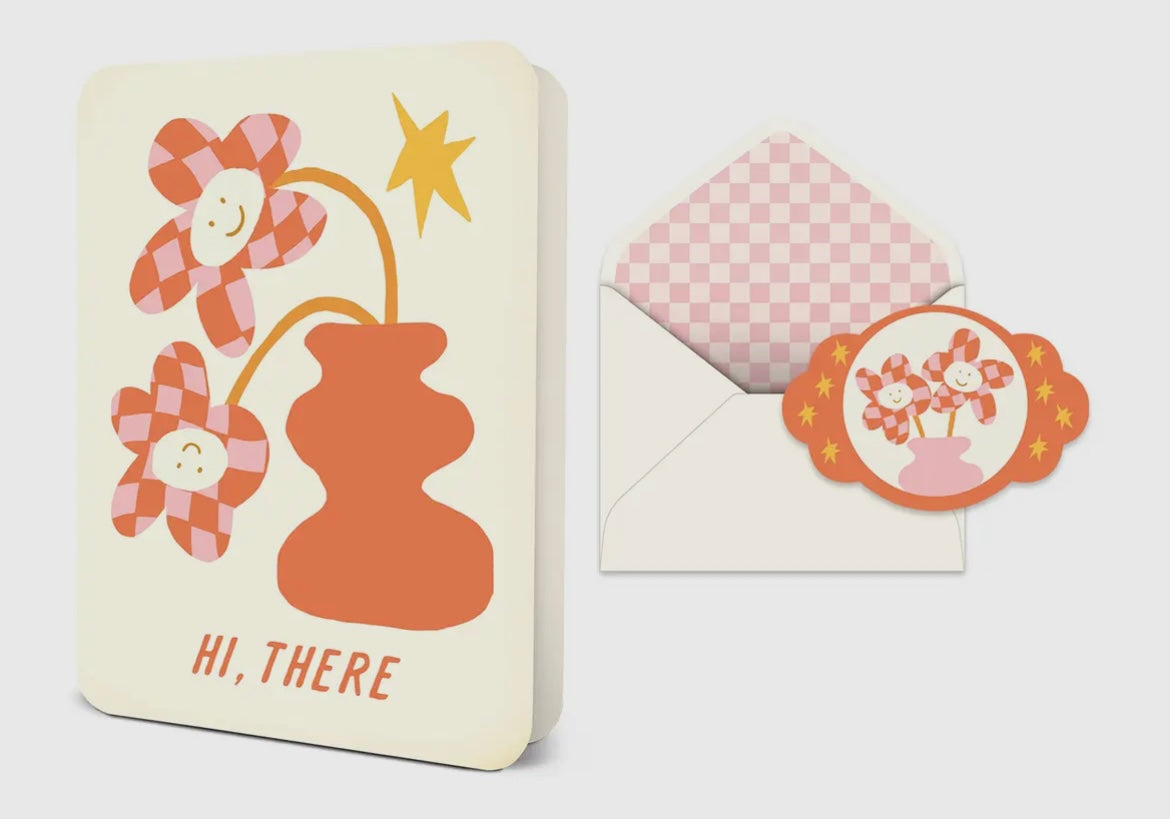 Hi There Deluxe Greeting Card
