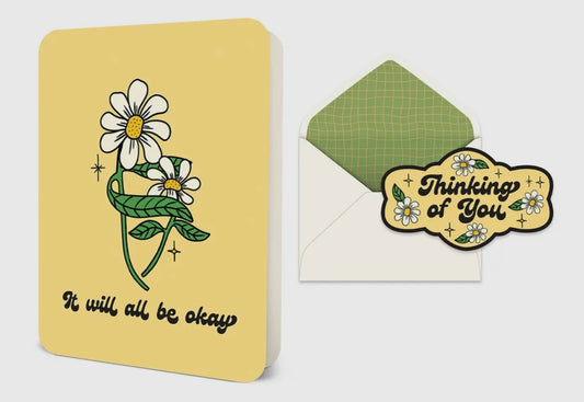 It Will All Be Okay Deluxe Greeting Card