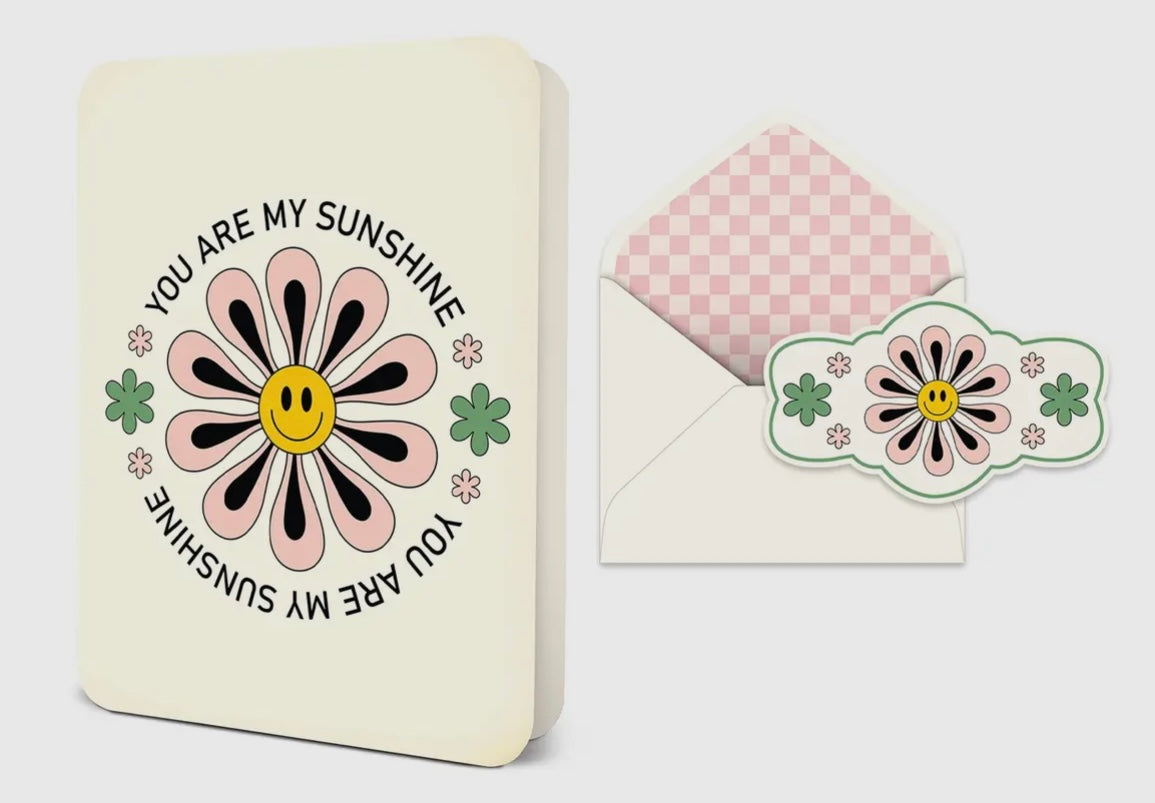 You Are My Sunshine Deluxe Greeting Card