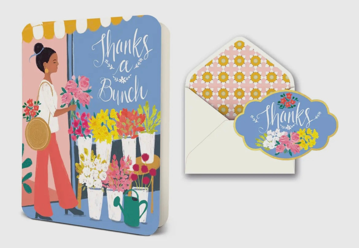 Thanks A Bunch Deluxe Greeting Card