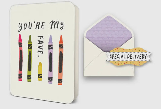 You’re My Fav Deluxe Greeting Card