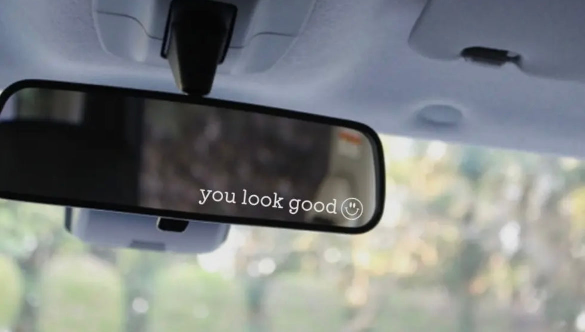 Rearview Mirror Decals