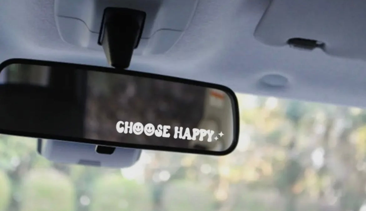 Rearview Mirror Decals