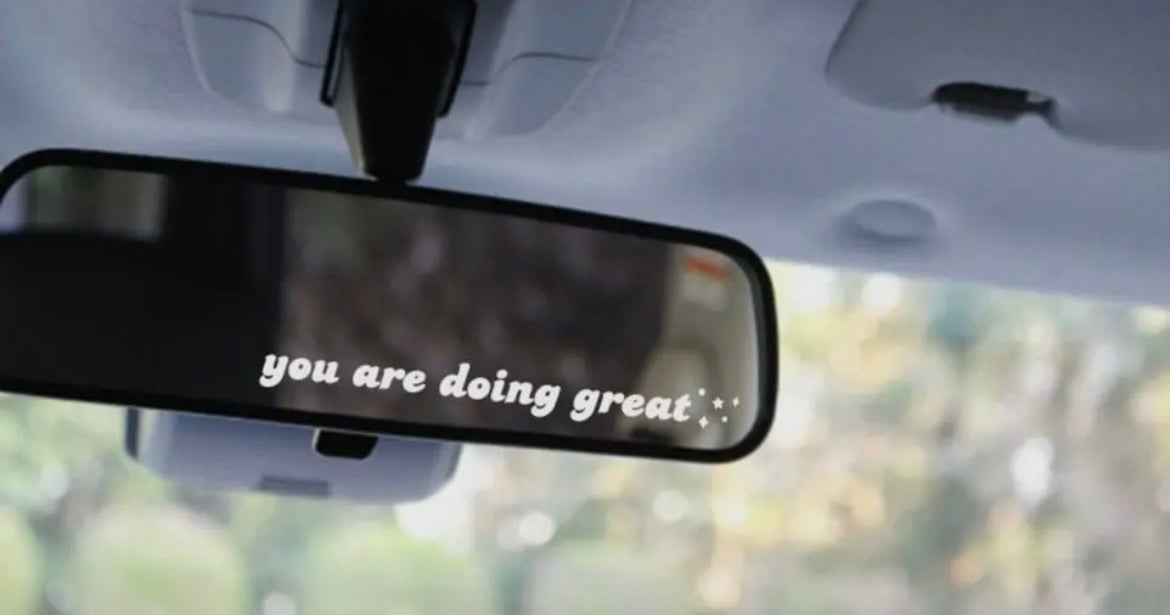 Rearview Mirror Decals