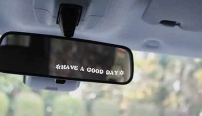 Rearview Mirror Decals