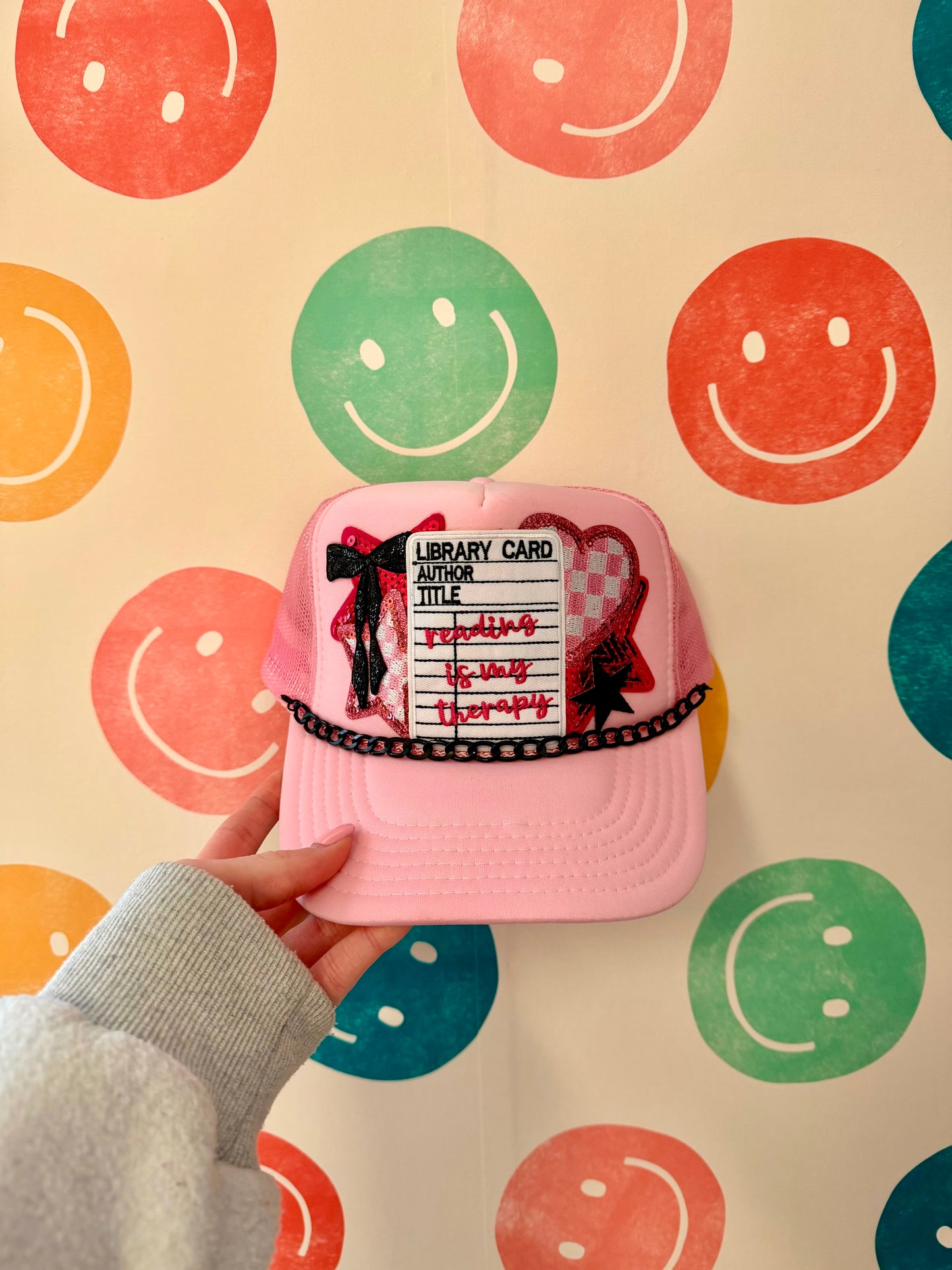 Reading is My Therapy Trucker Hat | Adult