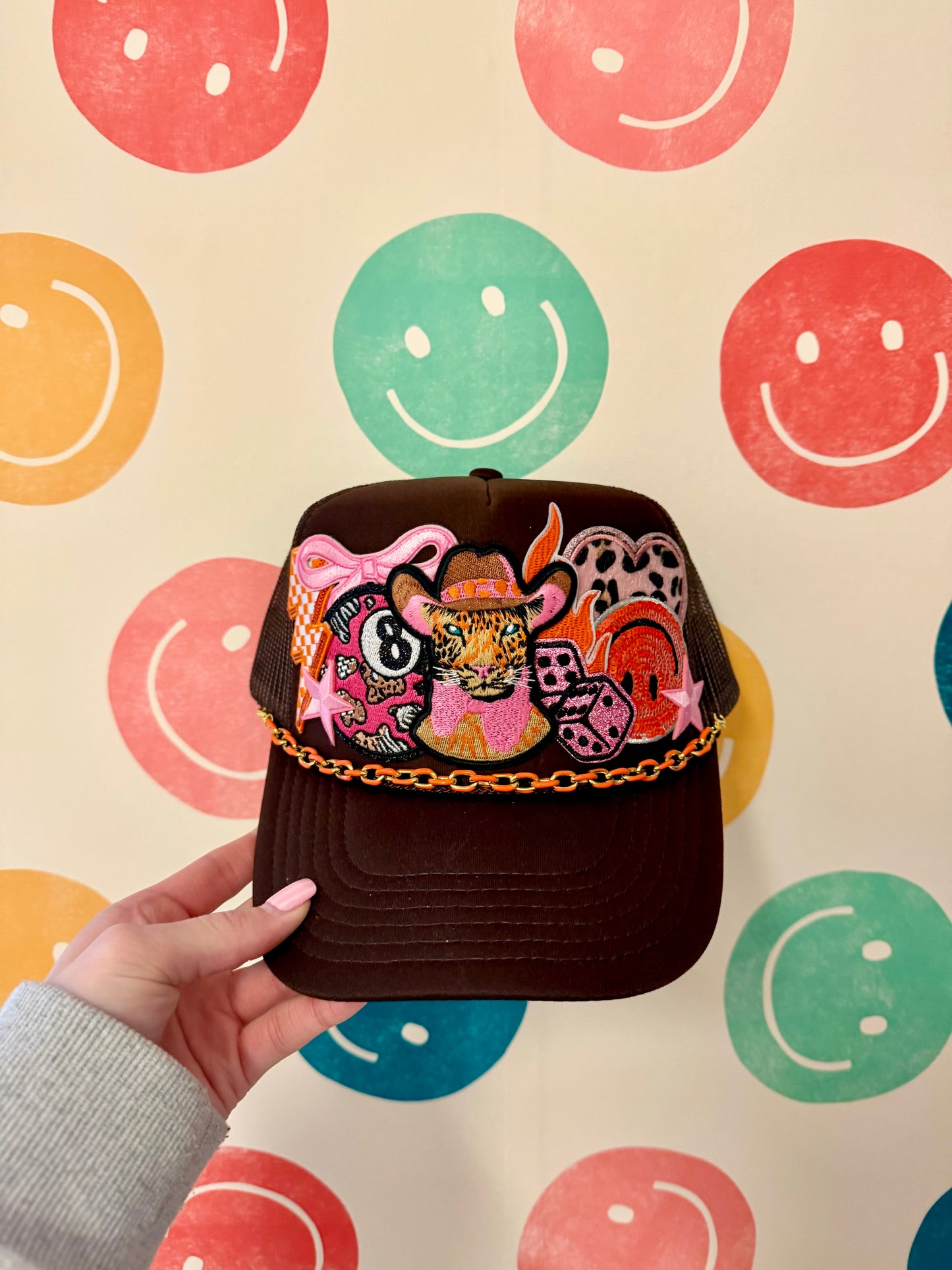 Leopard Cowgirl Trucker Hat | Adult