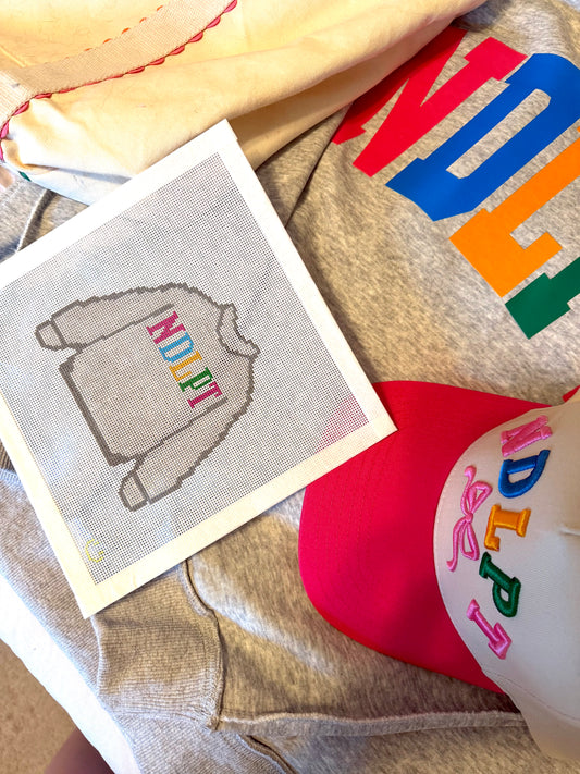 NDLPT Mockneck Needlepoint Canvas by BTY | 18 Mesh