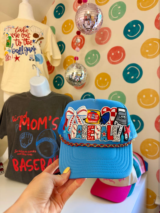 Blue Baseball Trucker Hat | Adult