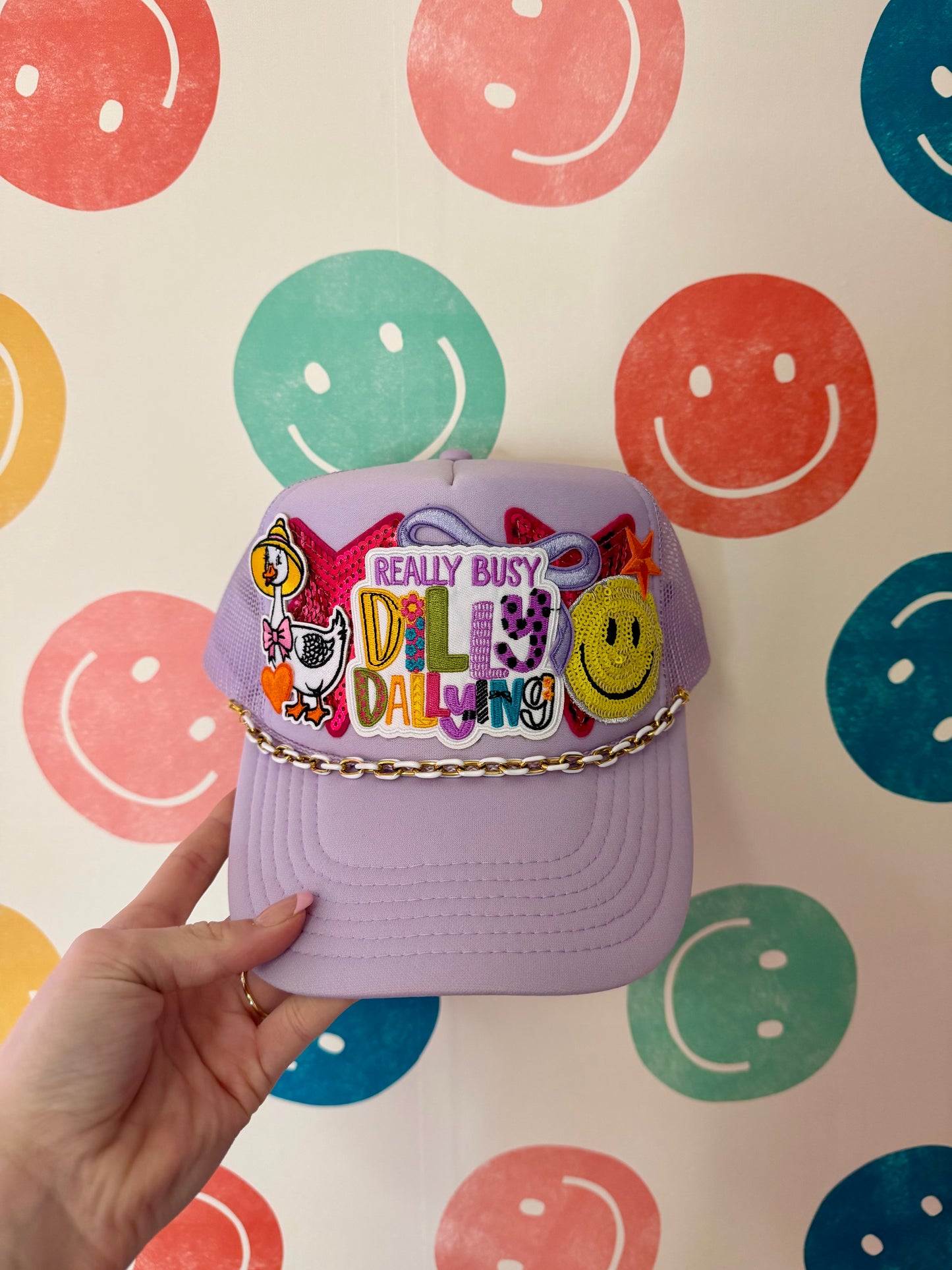 Really Busy Dilly Dallying Trucker Hat | Adult