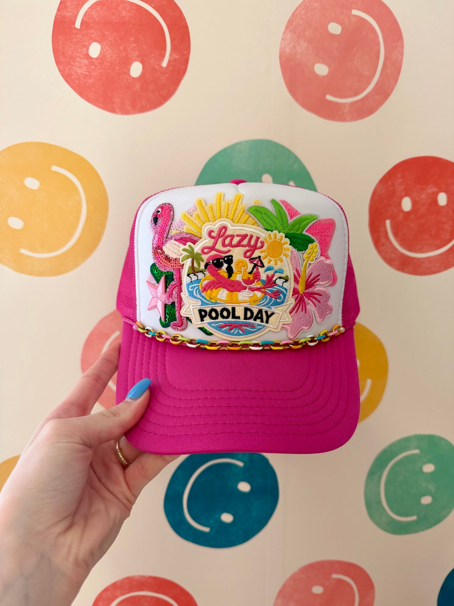 Lazy Pool day Trucker Hat | Adult
