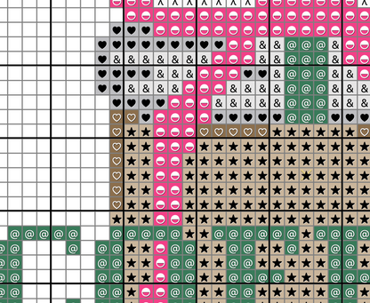Coffee Girly Needlepoint Canvas | Digital File PDF