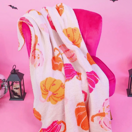 Pink Pumpkin Blanket
