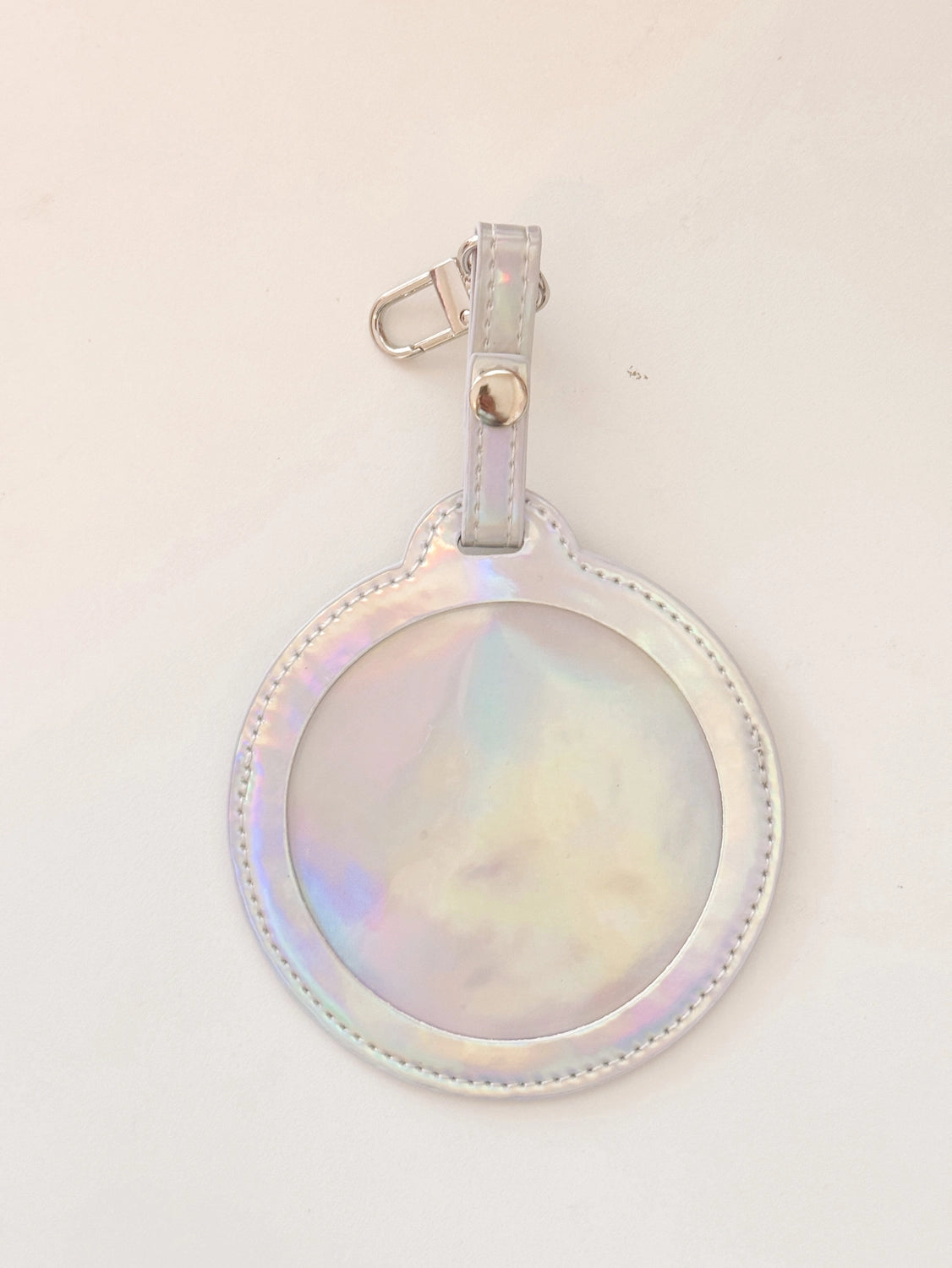 Needlepoint Self Finishing 3” Round Bag Tag