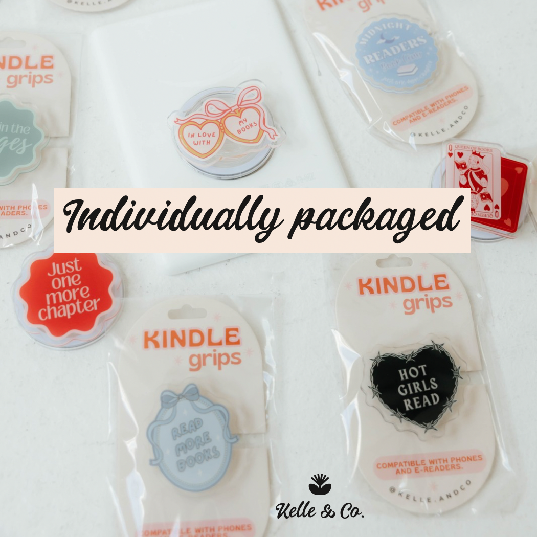 Hopeless Romantic Kindle Grip