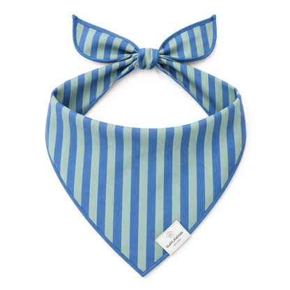Blue Stripe Dog Bandana
