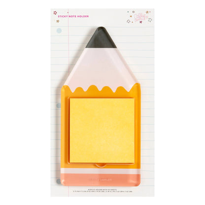 Pencil Sticky Note + Holder
