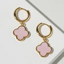 Gold Clover Earrings