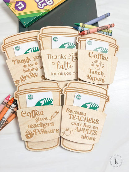 Teacher Gift Card Holder