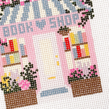 Book Shop Needlepoint Canvas | 13 Mesh