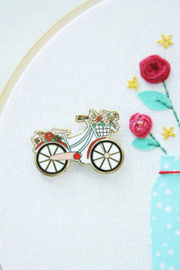 Floral Bike Needle Minder