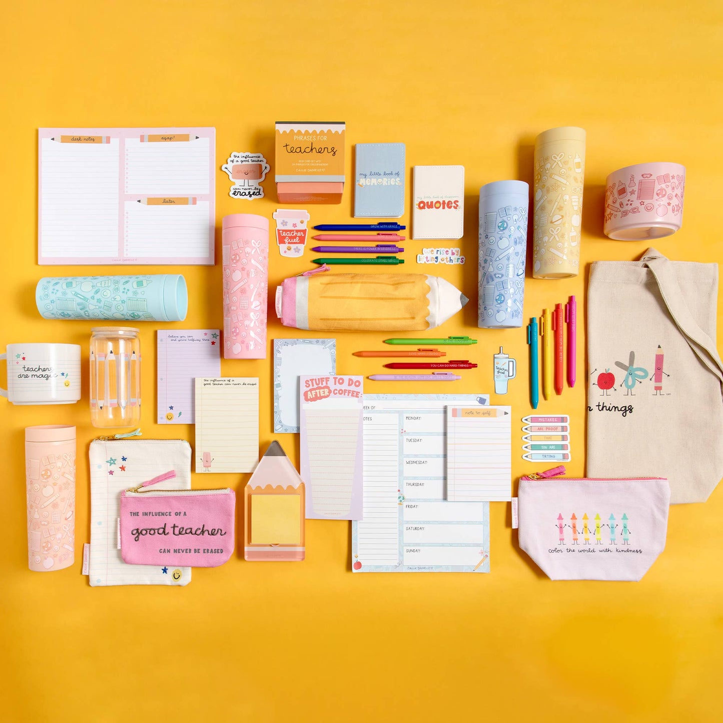 Pencil Sticky Note + Holder