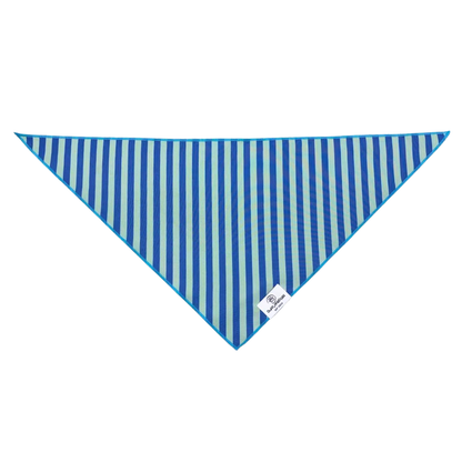 Blue Stripe Dog Bandana
