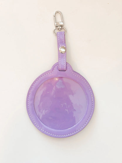 Needlepoint Self Finishing 3” Round Bag Tag