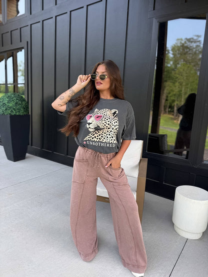 Leopard Unbothered T-Shirt | (M-3XL)