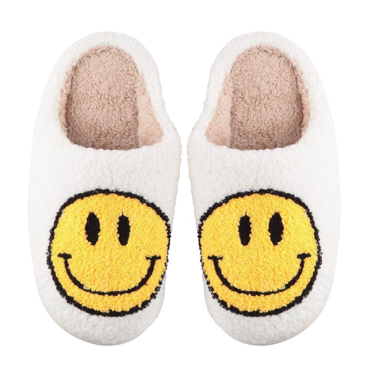 maat Speel ginder Happy Face Slippers – be the yellow